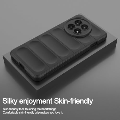 Image of ShieldTech AirGuard Series Back Cover Case for OnePlus 13 | Microfiber Lining | Airbag Cushion Drop Protection | Shockproof Silicone Back Cover Case | Anti Slip Grip - Black for OnePlus 13