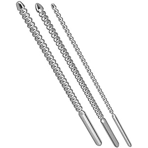 Roestvrij Staal Urethrale Plug Urethrale Plug Penis Stick Urethral Dilatator Voor Mannen Masturbatie Sex Toys (3 Stuks)