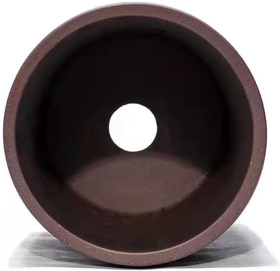 Miniatura 4 de Maceta de bonsái de arena morada hecha a mano de tubo de tiro alto maceta simple retro transpirable para orquídeas