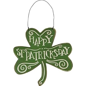 Primitives by Kathy Happy St Patricks Day Decorative Ornament
