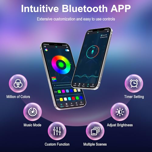Tira de Led Neon RGB 10 m Bluetooth con Control miniatura 6