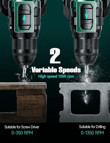 KIMO Cordless Hammer Drill Set