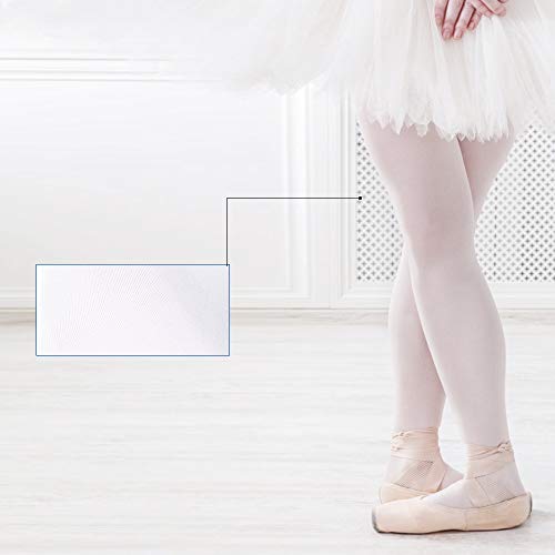 Hicdaw 4Pairs Dance Tights Ballet Tights Footed Tights for Girls - Thumbnail 3