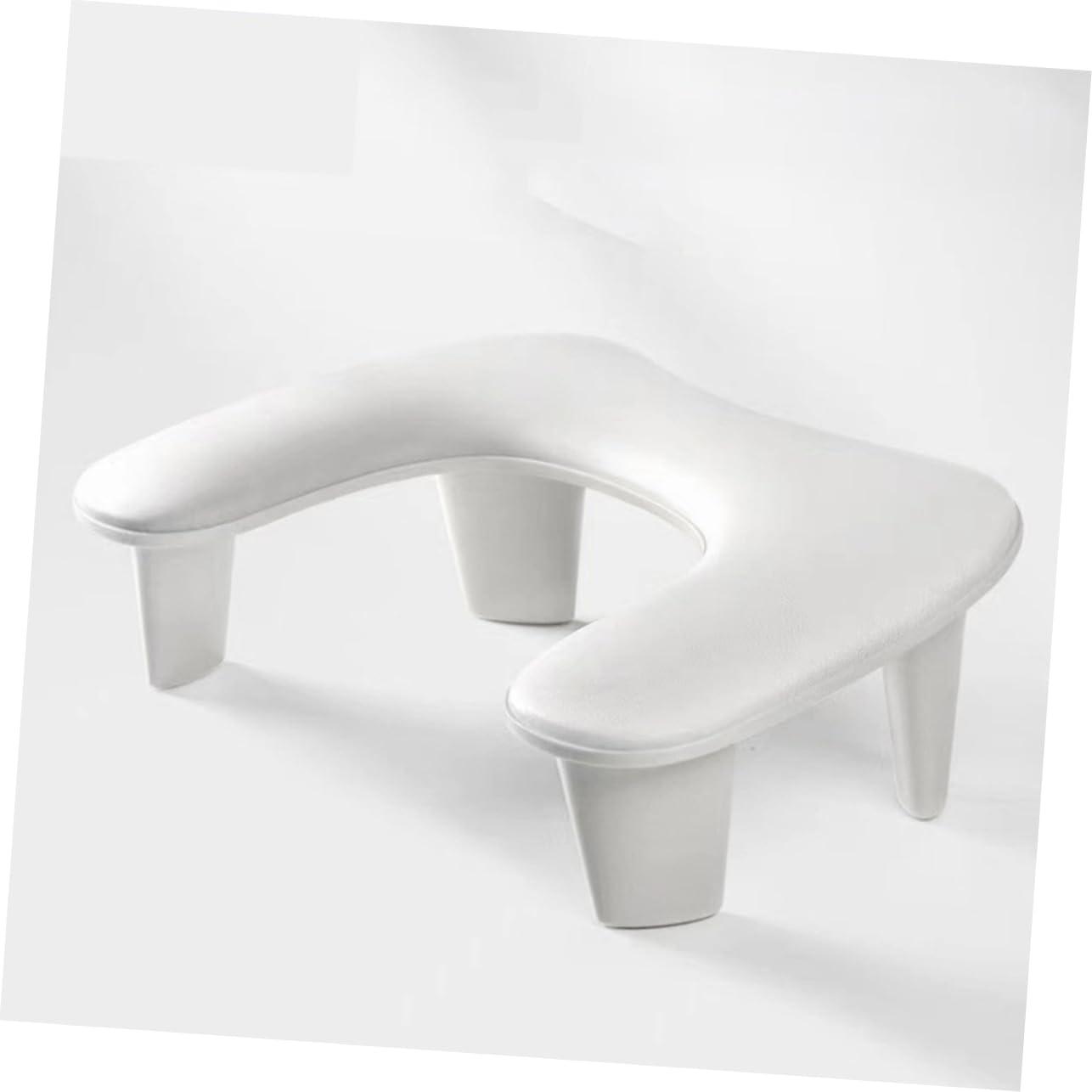Poggiamano Unghie a Forma U in Pu e Plastico, Supporto Mano Regolabile e Facile da Pulire per Scrittura Art | Pu e Plastica, Inclinazione Regolabile, per Tavolo da Lavoro e Disegno, Accessorio Leggero
