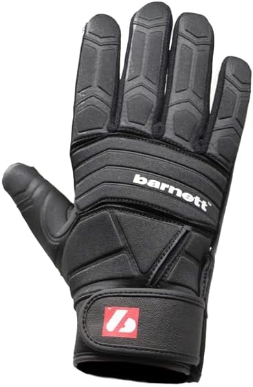 BARNETT FLG-03 Professional Linemen Football Gloves, OL, DL Black