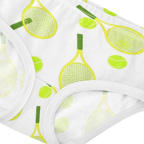 Flower Toddler Girls Underwear 2t Cotton Girl Panties Cute Tennis Fun Yellow Kids Undies Briefs4