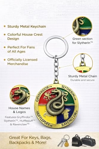 Image of Fashion fusion Harry Potter Rotating Metal Keychain for Car & Bike | Metallic Rotating Unique Keychain Keyring for Gifting