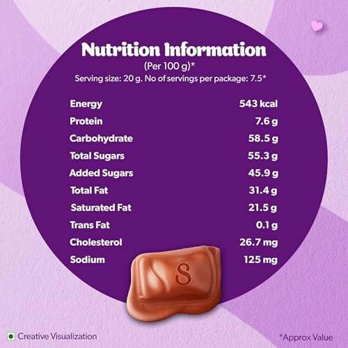 Cadbury Dairy Milk Silk Chocolate Bar, 150 Gm 2 41sZnNuZLqL