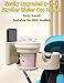 3-in-1 Stroller Cup Holder, Baby Stroller Accessories with Bottle Holder, Phone Mount, and Drink Caddy for Strollers, Perfect for Parents on The Go (Beige)