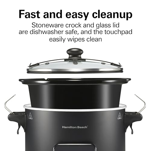 Image of Hamilton Beach Portable Ready, Set, Dinner 6 Quart Programmable Slow Cooker