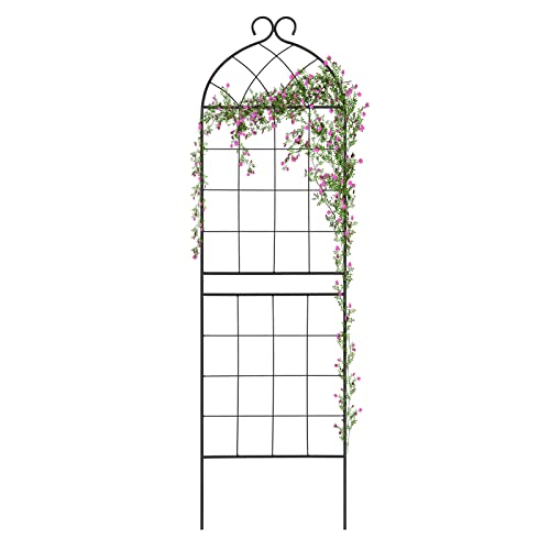 SCENDOR GARDEN 1 Lot de Treillis de Jardin 180,3 cm H x 50 cm l pour Plantes grimpantes, Support en...