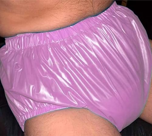 TOVCHEI Culotte Plastique À Enfiler pour Adulte Pantalon De Sécurité Anti-Fuite Latérale Incontinence Couvre-Couches Imperméables Silencieux...