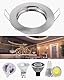 JUKOTA 25PCS Sprengring für GU10 MR16 Durchmesser Downlight Haltefederringe Clips LED Halogen Lampenhalter 50mm,klemmring,lampen klammer,haltefeder ringe,halogen lampenhalter,gu10 ring