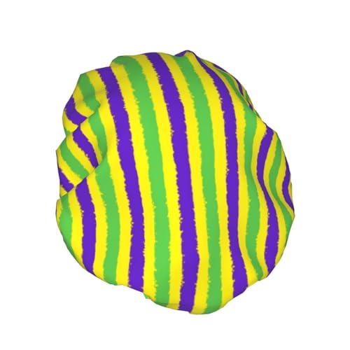 Bonnet de douche réutilisable et imperméable double couche spécial cheveux longs - 3