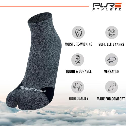 Bunion Relief Sock - Ankle Length Tailors Bunion Corrector Socks for Men Women Split Toe Design3