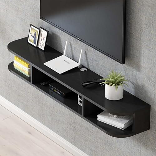 Recopilación de Centro de Entretenimiento Flotante Top 10. 43 CHAGEE Mueble para TV, 120 x 24 x 23 cm Repisas Flotantes de Pared p ara TV, Mueble Flotante para T V, Centro de Entretenimiento pa ra T V,Estante de Decoración Pared de Fondo,...