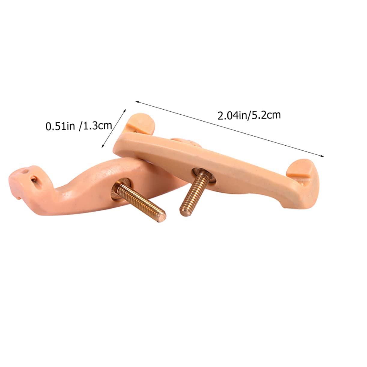 GOOHOCHY 2pcs Violin Shoulder Rest Pad Non-slip Shoulder Support for Violin Playing Comfortable and Stable