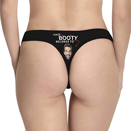 Custom Face Underwear This Booty Belings To Novelty Women's Thong G-Strings Briefs Shorts S #TOP3