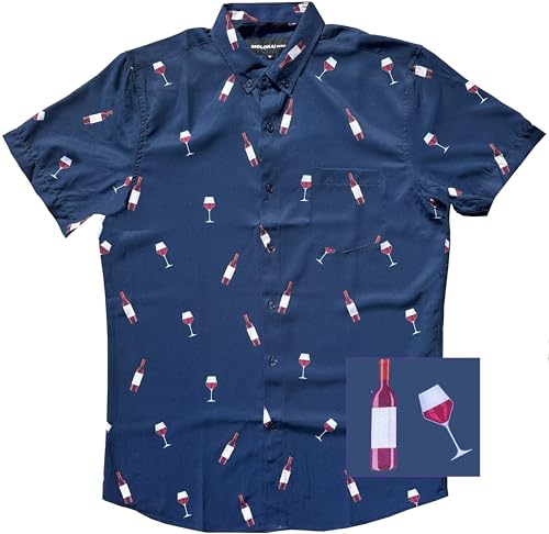 Image of Molokai Surf Button Down Slim Fit Hawaiian Short Sleeve Shirts