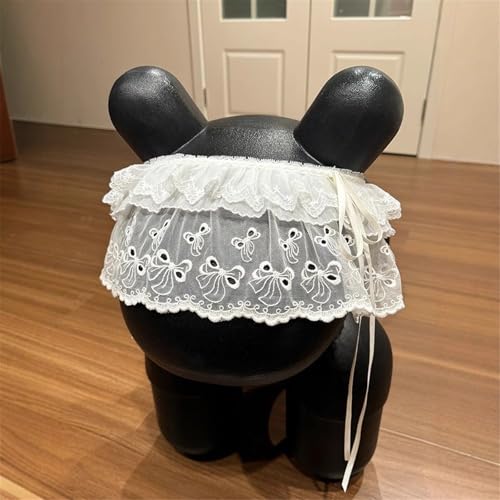 Women Half Skirt Lace Ruffle Adjustable Tie Pleated Mesh Casual Short Skirts Hip Scarf Skirt Covering for Parties4