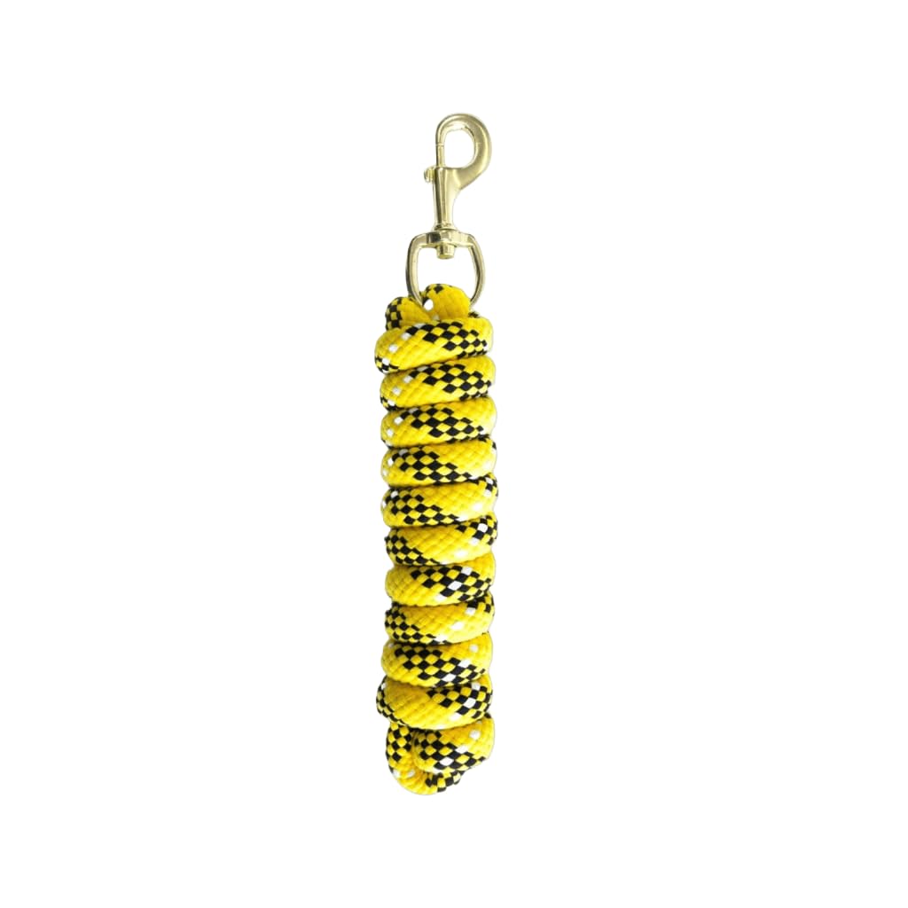 7ft Cotton Double Braided Leadrope Yellow