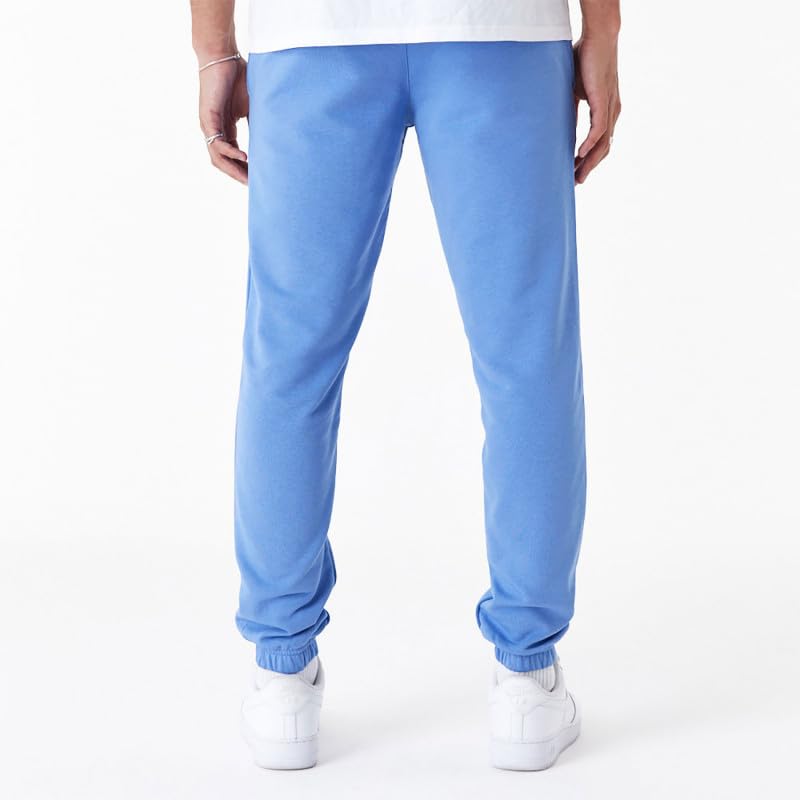Jogger New Era pantalon de survêtement en molleton bleu avec cordon