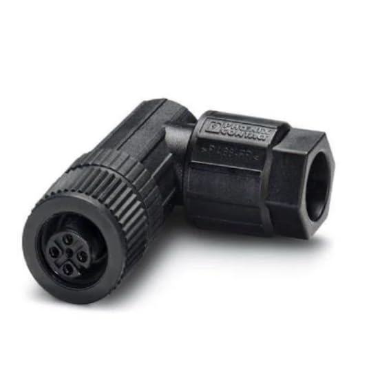1072547, Circular Metric Connectors Data Connector A Push-in Connection Knurl Material: Plastic External Cable Diameter 4 mm ... 8 mm