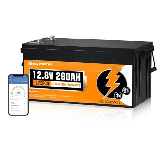 ECO-WORTHY Bluetooth 280Ah Lithium Battery
