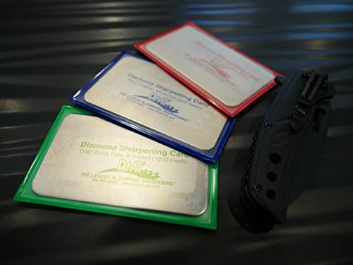 DMT Dia-Sharp - Juego de 3 afiladores, diamante extra-fino, fino y grueso (3 pulgadas)