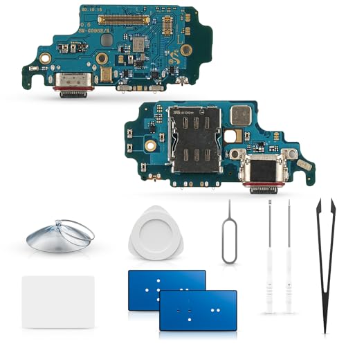 ExtKry Connettore di Ricarica Sostituzione per Samsung Galaxy S21 Ultra Caricatore Port di Ricarica Porta Caricabatterie Microfono Jack Audio + Kit di Riparazione