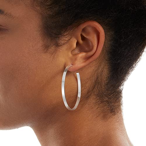 Image of Amazon Essentials 14K Gold Plated Square Edge Hoop