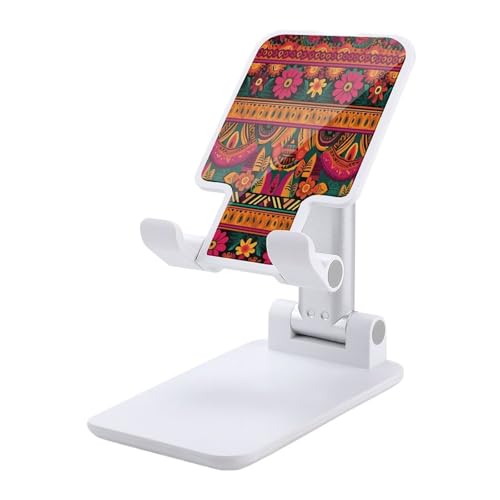 Support pliable pour bureau au design artistique mexicain soigné