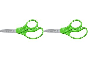 Westcott Kids Right- and Left-Handed Blunt-Tip Scissors Pack of 2 (Ages 4-8)