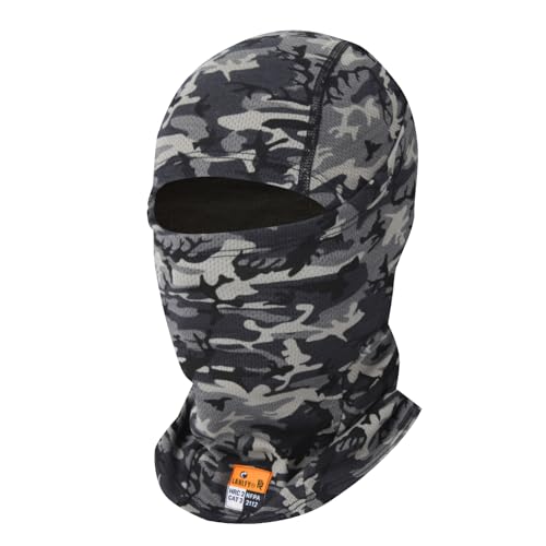 Image of FR Balaclava Summer Face Mask Fireproof for Welding Racing UV Resistant Comfortable All Day Wear Safety Head Cover
