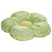 Knowooh Blumen Bodenkissen für Kinder, Weiches Sitzkissen Karikatur Plüsch Spielzeug Dekorativ Pillow für Haus und Garten, 50CM, Grün