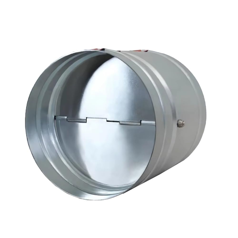 Compuerta circular galvanizada antirretorno (80-300 mm): válvula de retención hermética for sistemas de climatización y extracción.(Diameter 250mm)