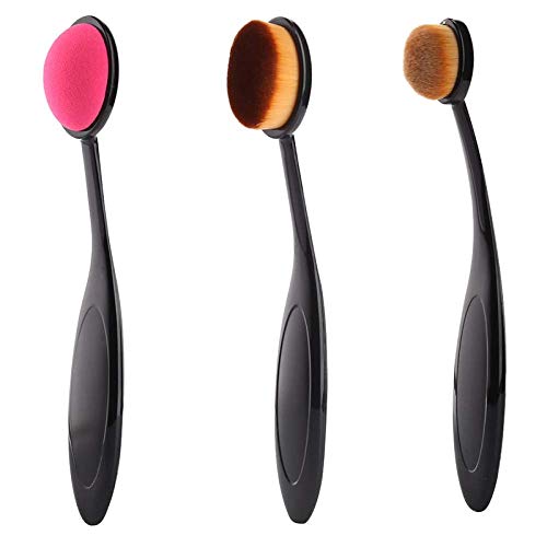 Lot de 3 pinceaux à estomper Lnk - 3 tailles différentes - Pour travaux manuels, scrapbooking, fonds de cartes, peinture, dessin, outils faits à la main Cover