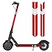 azamp Scooter Autocollant Réfléchissant,Étanche Autocollant Latéral Réfléchissant Fluorescent Décalcomanie pour Scooter pour Xiaomi Millet Electric Scooter M365 Scooter Autocollant Styling