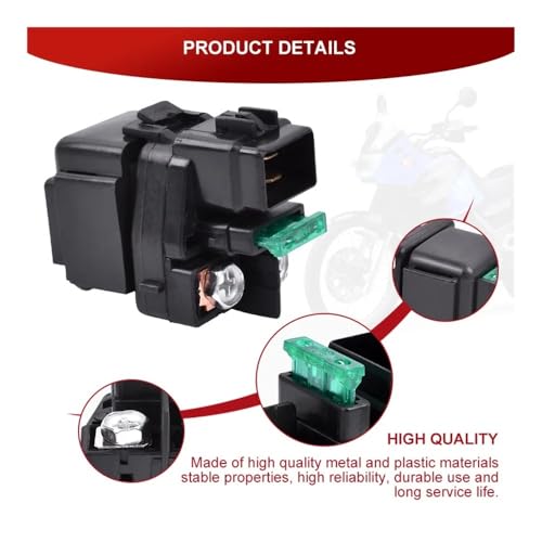 Relais solénoïde de démarreur électrique moto haute conductivité pour GSX-R750