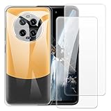 Shantime Case with 2 Pack Screen Protector Combo Compatible with Ulefone Armor 23 Ultra, Shockproof Cover and Tempered Glass Set for Full Body Safety(Clear)