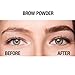 Palladio Brow Powder for Eyebrows, Soft and Natural Eyebrow Powder with Jojoba Oil & Shea Butter, Helps Enhance & Define Brows, Compact Size for Purse or Travel, Includes Applicator Brush, Taupe