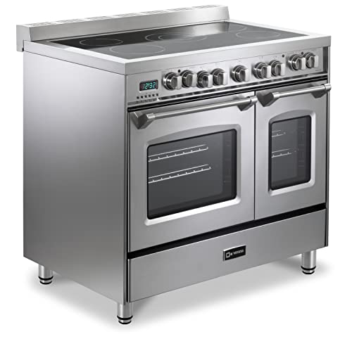 Verona VPFSEE365DSS 36 Inch All Electric Freestanding Range Double Oven Convection thumb #1