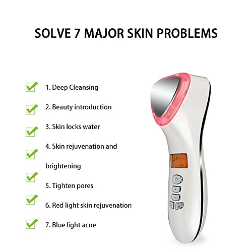 Illumiwave Light Therapy, Illumiwave Red And Blue Light Therapy, Lumigen 5-In-1 Advanced Skincare Tool, Lumigen Red Light Therapy Device For Face And Body (White) #TOP3