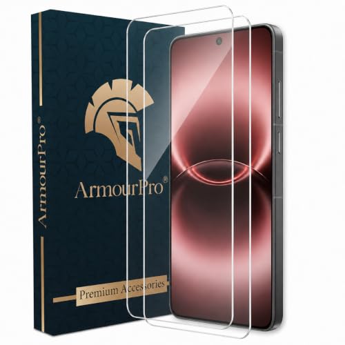 Image of ArmourPro 3D Borderless Tempered Glass for Vivo X300 Ultra, Set of 2 HD Clear Screen Protectors with 3D Curved Edges, 9H Hardness, Oleophobic Coating, Case Friendly