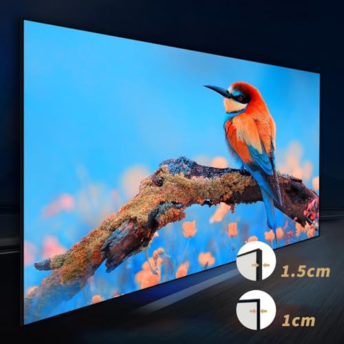 Pantalla de proyección rectangular 60" 16:9 con marco estrecho miniatura 6