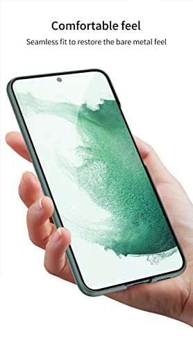 Coque Case For Samsung Galaxy S22 Cover,Ultra Slim Magnetic Stand Phone Case,Cool Shell Support Wireless Charging,Cover For Samsung Galaxy S22 5G-Green #TOP1