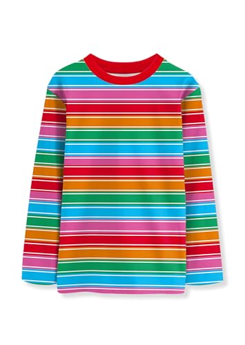 Unisex Kids Halloween Long Sleeve Striped T Shirt 3-12 Years