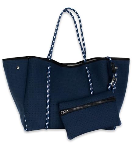 POPUPS Tote Bag, Everyday Neoprene Bags for Women with Zipper Pouch