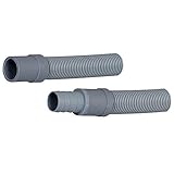 Longitud: 1,5 m ScanPart 620100010 Scanpart extensión de tubo de desagüe universal para lavadora y lavavajillas