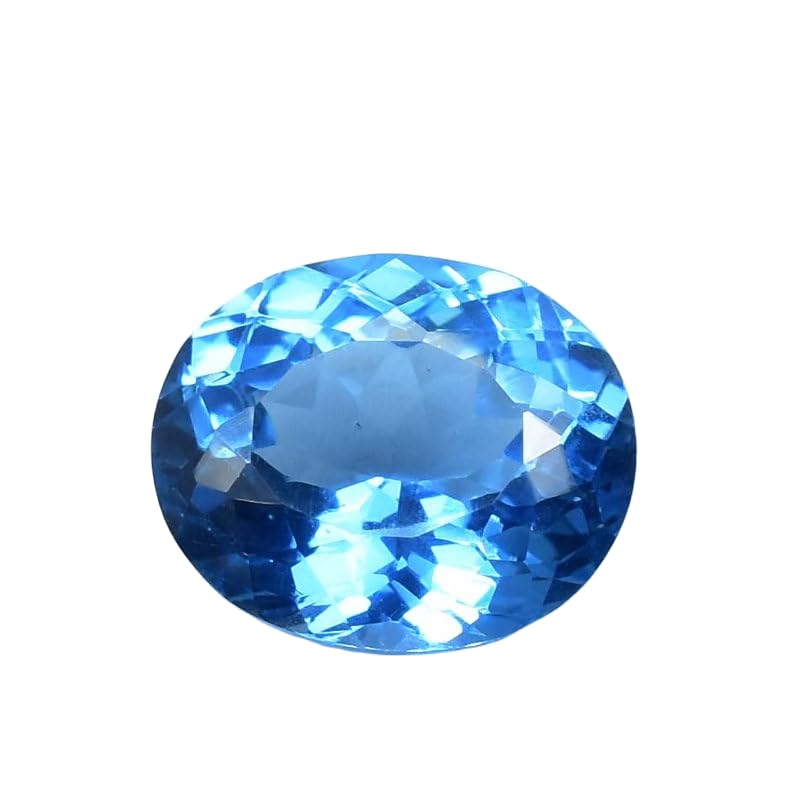 Aigue-marine naturelle 16x14mm ovale pour création de bijoux DIY GH_NAT_10341
